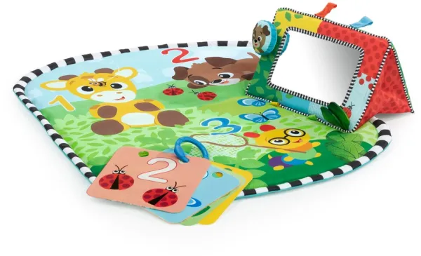 Discovery Garden aktivitetstæppe og gulvspejl